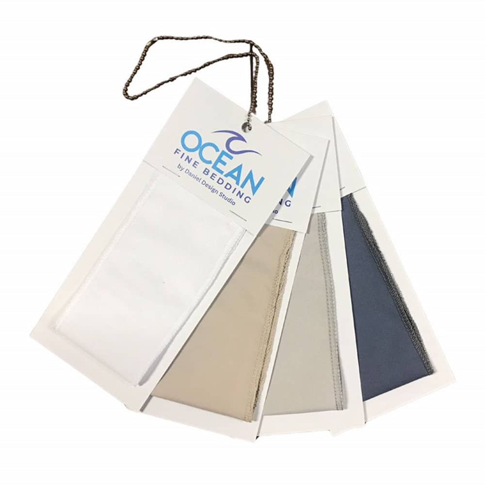 Ocean Fine Bedding fabric swatch set